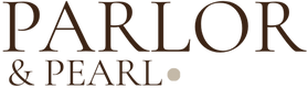 Logo of Parlor & Pearl on a white background